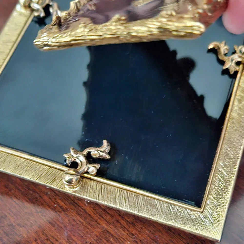 RARE JAY STRONGWATER CASSANDRA DRAGONFLY FLORA & FAUNA ENAMEL CRYSTAL FRAME